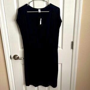 NWT Old Navy Black T-Shirt Dress V-Neck Casual Comfy Everyday‎ Medium
